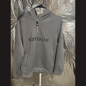 Body Glove Women’s Grey Hoodie Size M Casual Pullover Sweatshirt Activewear